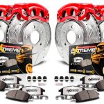 Power Stop Rear Outer Brake Kit Stainless Steel-0