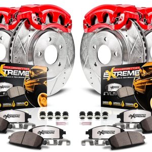 Power Stop Rear Outer Brake Kit Stainless Steel-0