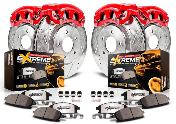 Power Stop Rear Outer Brake Kit Stainless Steel-0
