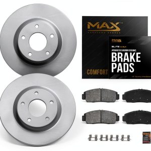 Max Advanced Brakes ComfortMAX Series Brake Pads and Rotors-0