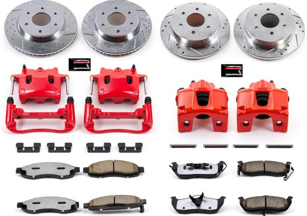Power Stop Rear Outer Brake Kit Stainless Steel-1