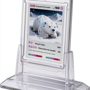 Kitoyz Magnetic Card Holder Acrylic Transparent-0