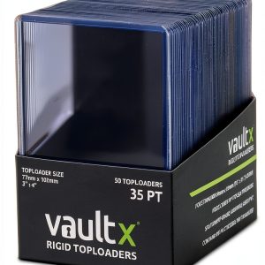 Vault X Trading Card Toploader 35pt PVC White-0