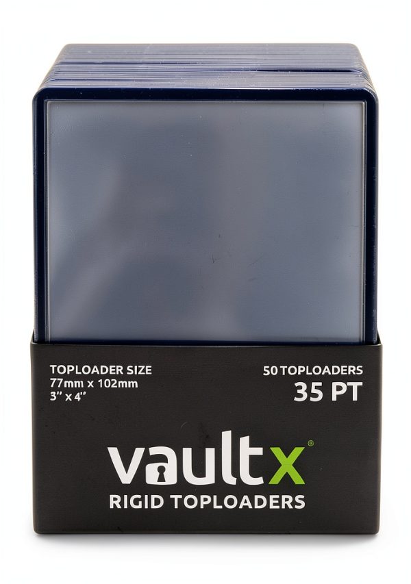 Vault X Trading Card Toploader 35pt PVC White-1