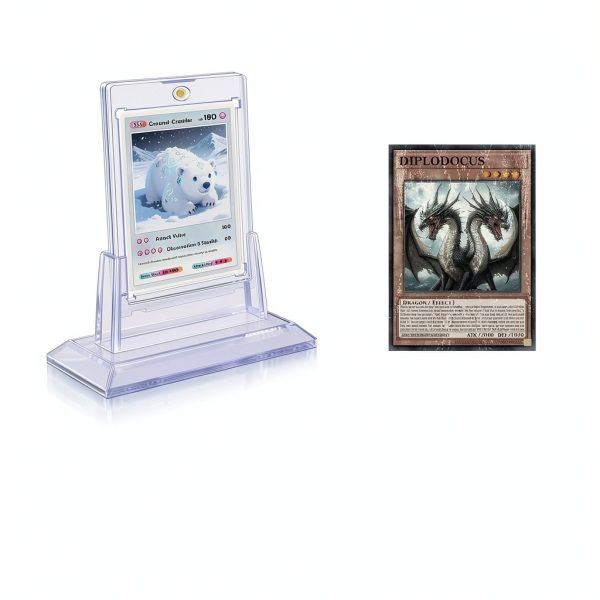 Kitoyz Magnetic Card Holder Acrylic Transparent-4
