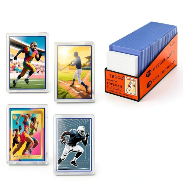TRUGQ Card Sleeves Top Loaders PVC Protective Set-4