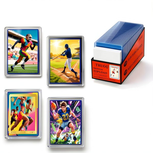 TRUGQ Card Sleeves Blue Premium Set Hard Soft-2