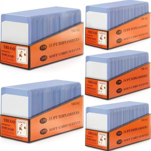 TRUGQ Card Sleeves Top Loaders PVC Protective Set-0