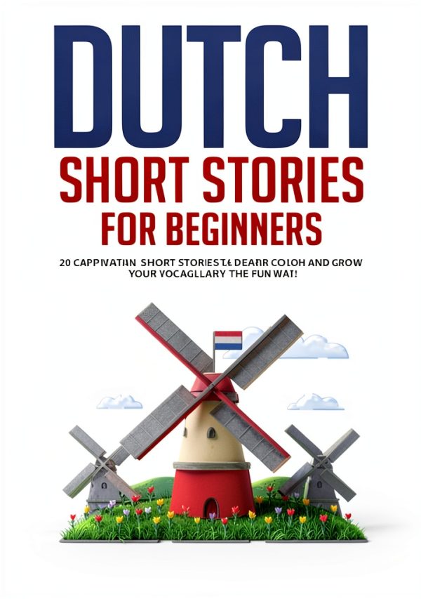 Easy Dutch Stories Beginner eBook - 214 Pages Dutch Language Book-0