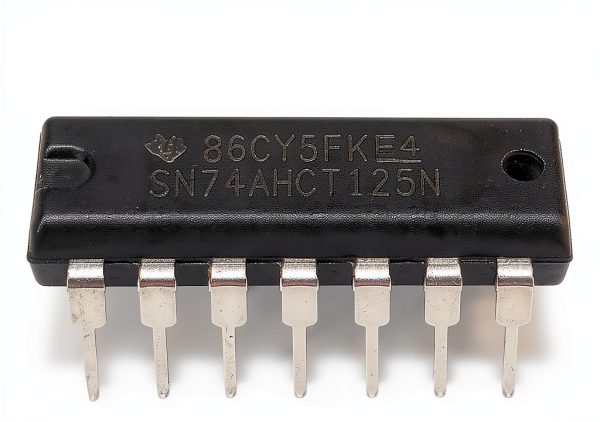 SN74AHCT125N SN74AHCT125 74AHCT125 Quadruple Bus Buffer Gates with 3-State Outputs Breadboard-Friendly IC DIP-14 (Pack of 5)-8