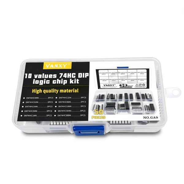 SN74HC00N 50PCS 10-Value Logic Kit by VANXY DIP Shift Register Chips-2
