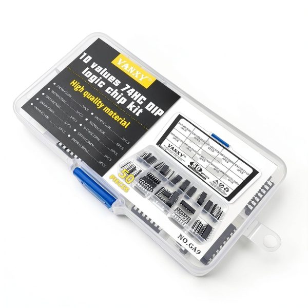 SN74HC00N 50PCS 10-Value Logic Kit by VANXY DIP Shift Register Chips-5