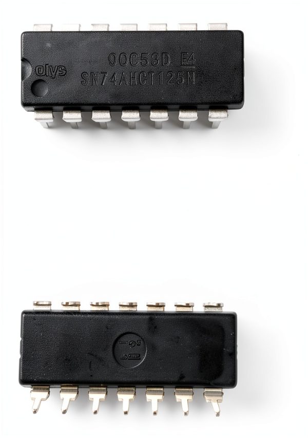 Todiys 10Pcs 74AHCT125N Quad Buffer IC Gray DIP-14-0